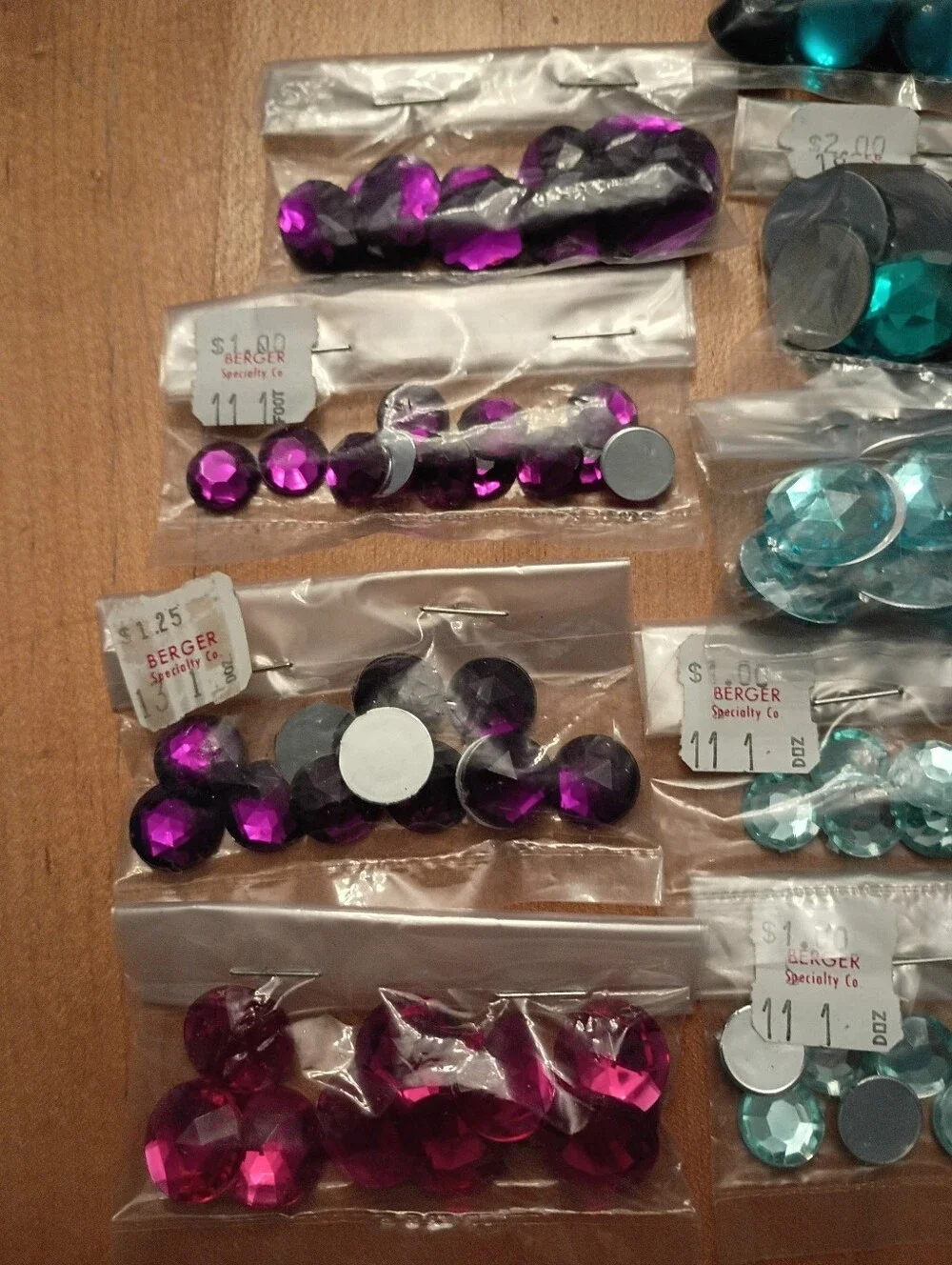 Large Assortment Varied Colors Acrylic Gem Mix for Creatives